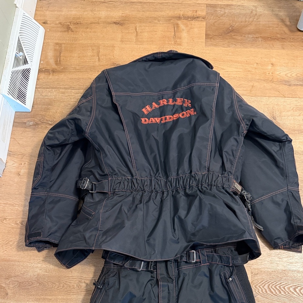 Harley-Davidson jacket and overalls